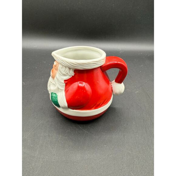 Vintage 1983 Avon Jolly Santa Claus Creamer Pitcher - in original box - Picture 4 of 10